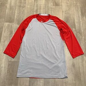 Mens Nike Pro Dri Fit MLB Baseball Performance Sports Training  Athletic Shirt‎